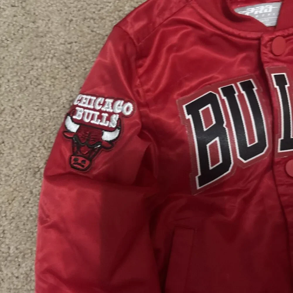 Pro Standard Toddler Boys' Chicago Bulls NBA Basketball Jacket - Red Size 2T